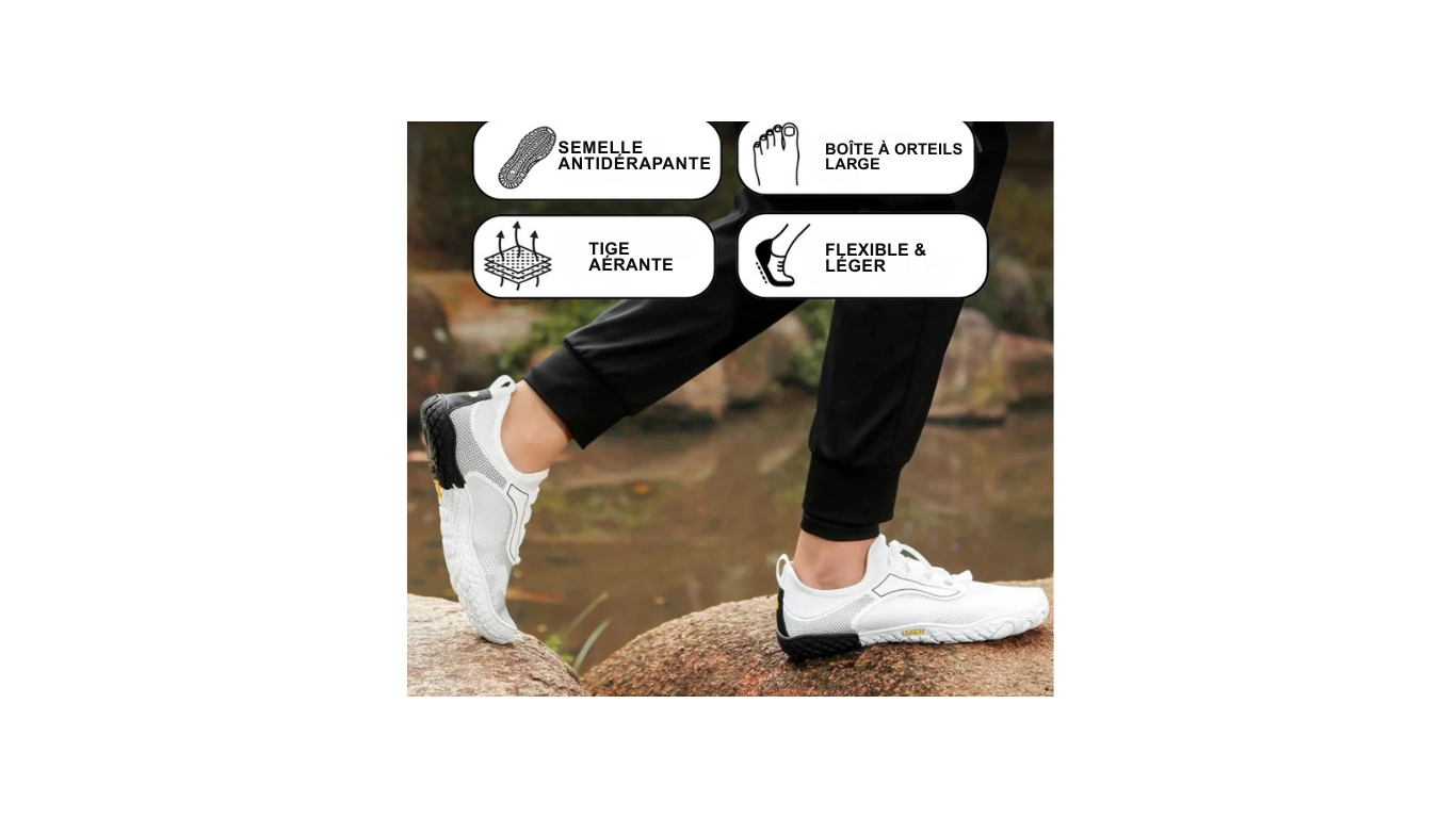 BostonStrip ™ Chaussures pieds nus de sport